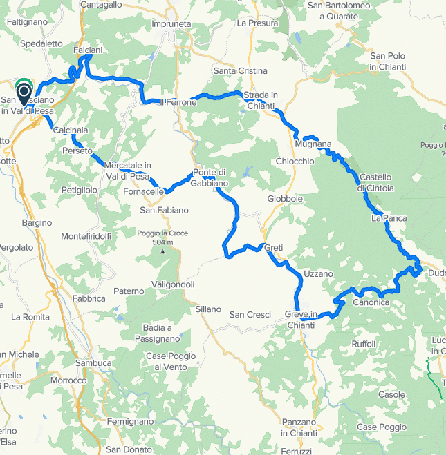 Sugame tour route map
